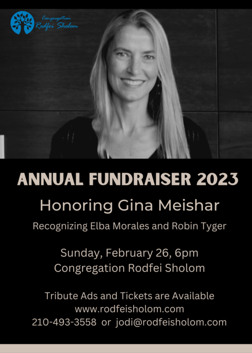 Banner Image for Annual Fundraiser 2023 Honoring Gina Meishar