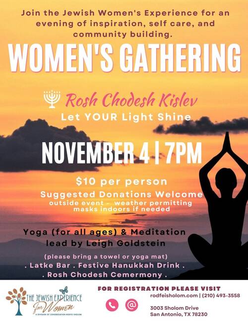 Banner Image for Women's Gathering - Rosh Chodesh Kislev