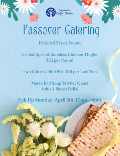Banner Image for Passover Catering 2023